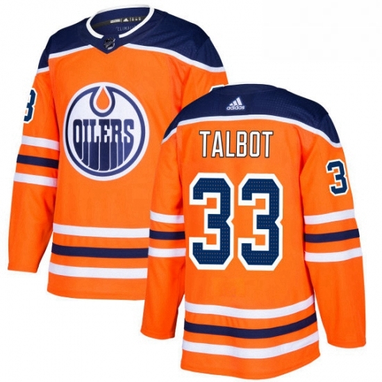 Mens Adidas Edmonton Oilers 33 Cam Talbot Premier Orange Home NHL Jersey Mens Adidas Edmonton Oilers 33 Cam Talbot Premier Orange Home NHL Jersey