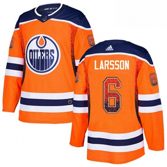 Mens Adidas Edmonton Oilers 6 Adam Larsson Authentic Orange Drift Fashion NHL Jersey Mens Adidas Edmonton Oilers 6 Adam Larsson Authentic Orange Drift Fashion NHL Jersey