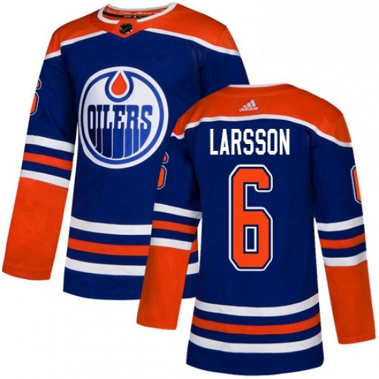 Mens Adidas Edmonton Oilers 6 Adam Larsson Premier Royal Blue Alternate NHL Jersey Mens Adidas Edmonton Oilers 6 Adam Larsson Premier Royal Blue Alternate NHL Jersey