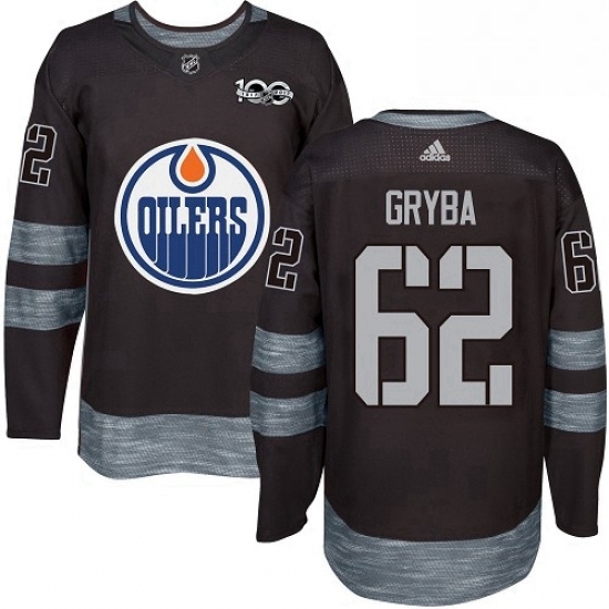 Mens Adidas Edmonton Oilers 62 Eric Gryba Authentic Black 1917 2017 100th Anniversary NHL Jersey Mens Adidas Edmonton Oilers 62 Eric Gryba Authentic Black 1917 2017 100th Anniversary NHL Jersey