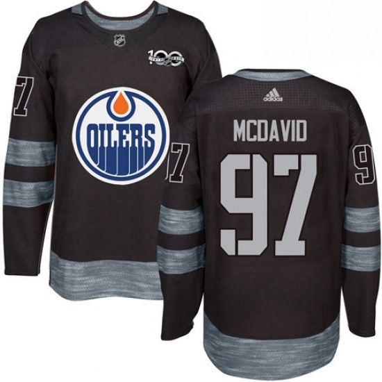 Mens Adidas Edmonton Oilers 97 Connor McDavid Authentic Black 1917 2017 100th Anniversary NHL Jersey Mens Adidas Edmonton Oilers 97 Connor McDavid Authentic Black 1917 2017 100th Anniversary NHL Jersey