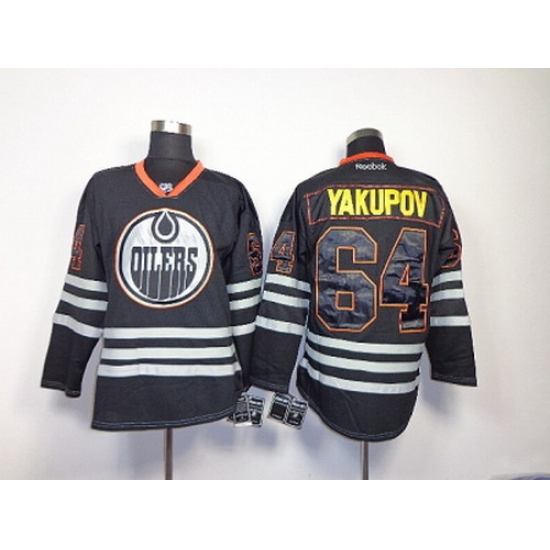 NHL Jerseys Edmonton Oilers #64 Yakupov black Jerseys NHL Jerseys Edmonton Oilers #64 Yakupov black Jerseys