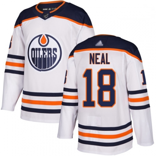 Oilers 18 James Neal White Road Authentic Stitched Hockey Jersey Oilers 18 James Neal White Road Authentic Stitched Hockey Jersey