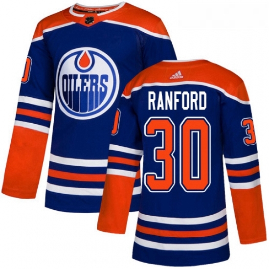 Youth Adidas Edmonton Oilers 30 Bill Ranford Authentic Royal Blue Alternate NHL Jersey Youth Adidas Edmonton Oilers 30 Bill Ranford Authentic Royal Blue Alternate NHL Jersey