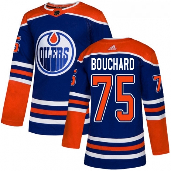 Youth Adidas Edmonton Oilers 75 Evan Bouchard Authentic Royal Blue Alternate NHL Jersey Youth Adidas Edmonton Oilers 75 Evan Bouchard Authentic Royal Blue Alternate NHL Jersey