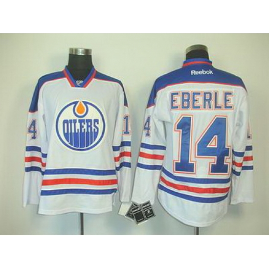 Youth Edmonton Oilers #14 Jordan Eberle WHITE Jerseys Youth Edmonton Oilers #14 Jordan Eberle WHITE Jerseys