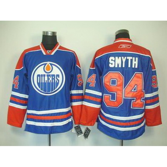 Youth Edmonton Oilers #94 smyth IT.BLUE jerseys Youth Edmonton Oilers #94 smyth IT.BLUE jerseys