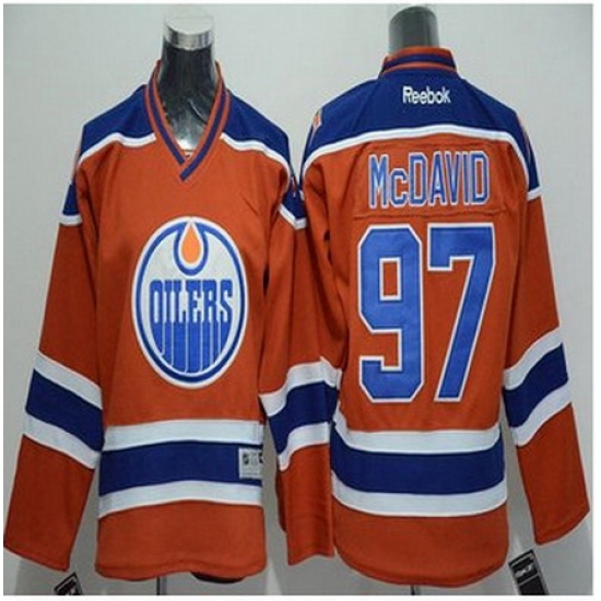 Youth Edmonton Oilers #97 Connor McDavid Orange NHL Jersey Youth Edmonton Oilers #97 Connor McDavid Orange NHL Jersey