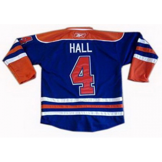 Youth kids Edmonton Oilers #4 Taylor Hall LT Blue Jerseys Youth kids Edmonton Oilers #4 Taylor Hall LT Blue Jerseys