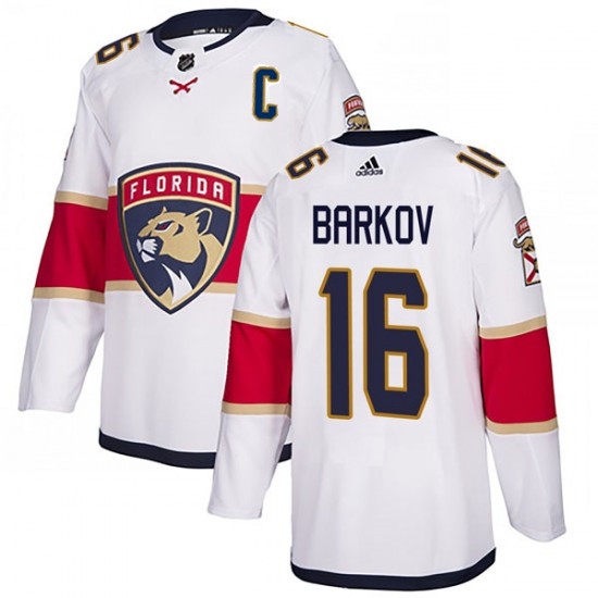 Men Florida Panthers 16 Aleksander Barkov White Stitched jersey Men Florida Panthers 16 Aleksander Barkov White Stitched jersey