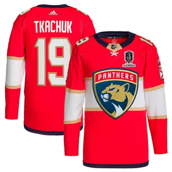 Men Florida Panthers 19 Matthew Tkachuk Red Home 2024 Stanley Cup Champions Stitched Jersey Men Florida Panthers 19 Matthew Tkachuk Red Home 2024 Stanley Cup Champions Stitched Jersey