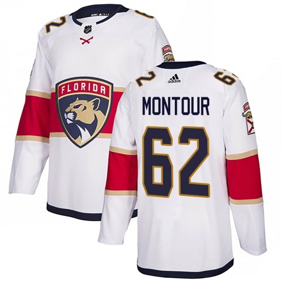 Men Florida Panthers 62 Brandon Montour White Stitched NHL Jersey Men Florida Panthers 62 Brandon Montour White Stitched NHL Jersey