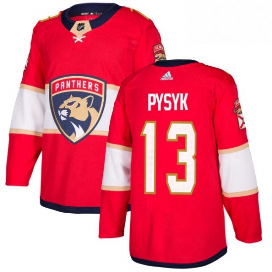 Mens Adidas Florida Panthers 13 Mark Pysyk Premier Red Home NHL Jersey Mens Adidas Florida Panthers 13 Mark Pysyk Premier Red Home NHL Jersey