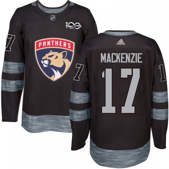 Mens Adidas Florida Panthers 17 Derek MacKenzie Authentic Black 1917 2017 100th Anniversary NHL Jersey Mens Adidas Florida Panthers 17 Derek MacKenzie Authentic Black 1917 2017 100th Anniversary NHL Jersey