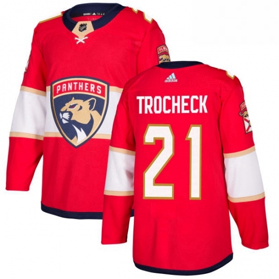 Mens Adidas Florida Panthers 21 Vincent Trocheck Authentic Red Home NHL Jersey Mens Adidas Florida Panthers 21 Vincent Trocheck Authentic Red Home NHL Jersey