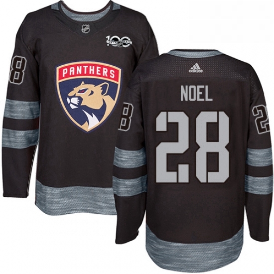 Mens Adidas Florida Panthers 28 Serron Noel Authentic Black 1917 2017 100th Anniversary NHL Jersey Mens Adidas Florida Panthers 28 Serron Noel Authentic Black 1917 2017 100th Anniversary NHL Jersey