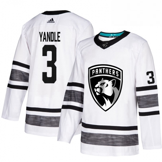 Mens Adidas Florida Panthers 3 Keith Yandle White 2019 All Star Game Parley Authentic Stitched NHL Jersey Mens Adidas Florida Panthers 3 Keith Yandle White 2019 All Star Game Parley Authentic Stitched NHL Jersey