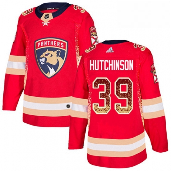 Mens Adidas Florida Panthers 39 Michael Hutchinson Authentic Red Drift Fashion NHL Jersey Mens Adidas Florida Panthers 39 Michael Hutchinson Authentic Red Drift Fashion NHL Jersey