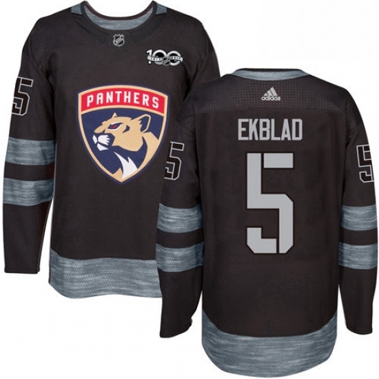 Mens Adidas Florida Panthers 5 Aaron Ekblad Premier Black 1917 2017 100th Anniversary NHL Jersey Mens Adidas Florida Panthers 5 Aaron Ekblad Premier Black 1917 2017 100th Anniversary NHL Jersey