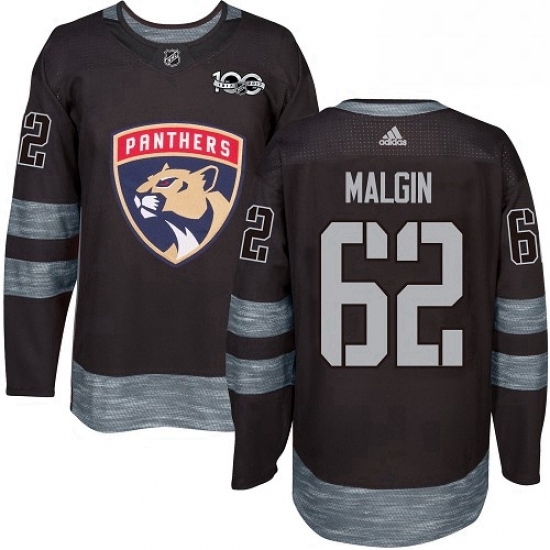 Mens Adidas Florida Panthers 62 Denis Malgin Premier Black 1917 2017 100th Anniversary NHL Jersey Mens Adidas Florida Panthers 62 Denis Malgin Premier Black 1917 2017 100th Anniversary NHL Jersey