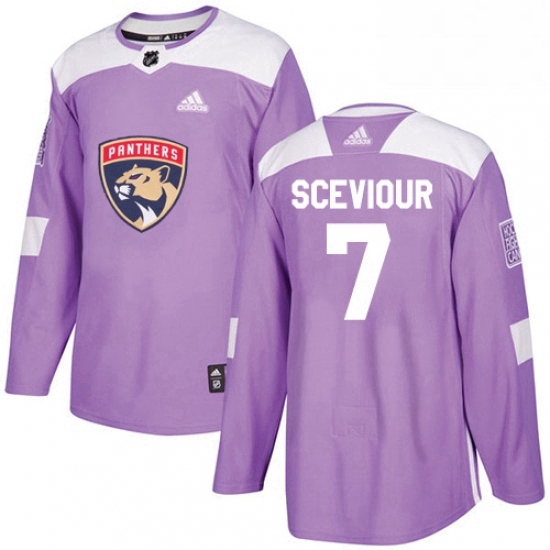Mens Adidas Florida Panthers 7 Colton Sceviour Authentic Purple Fights Cancer Practice NHL Jersey Mens Adidas Florida Panthers 7 Colton Sceviour Authentic Purple Fights Cancer Practice NHL Jersey