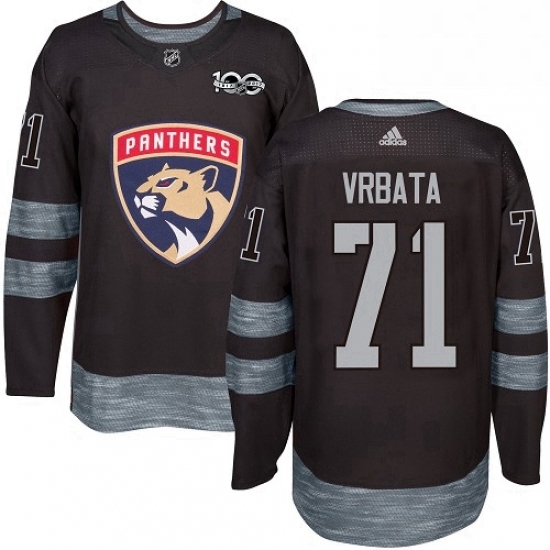 Mens Adidas Florida Panthers 71 Radim Vrbata Premier Black 1917 2017 100th Anniversary NHL Jersey Mens Adidas Florida Panthers 71 Radim Vrbata Premier Black 1917 2017 100th Anniversary NHL Jersey
