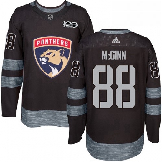 Mens Adidas Florida Panthers 88 Jamie McGinn Premier Black 1917 2017 100th Anniversary NHL Jersey Mens Adidas Florida Panthers 88 Jamie McGinn Premier Black 1917 2017 100th Anniversary NHL Jersey