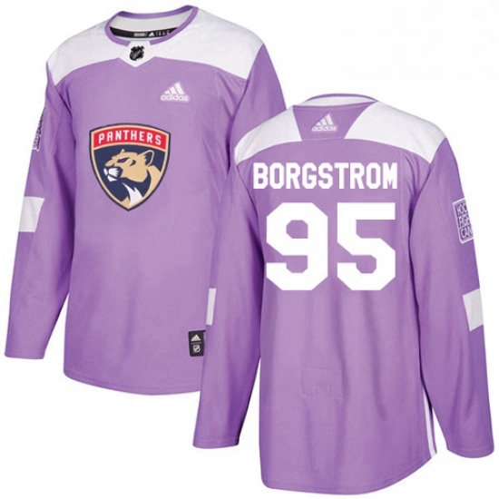 Mens Adidas Florida Panthers 95 Henrik Borgstrom Authentic Purple Fights Cancer Practice NHL Jersey Mens Adidas Florida Panthers 95 Henrik Borgstrom Authentic Purple Fights Cancer Practice NHL Jersey