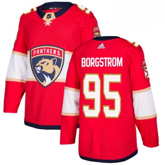 Mens Adidas Florida Panthers 95 Henrik Borgstrom Authentic Red Home NHL Jersey Mens Adidas Florida Panthers 95 Henrik Borgstrom Authentic Red Home NHL Jersey