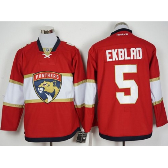 Panthers #5 Aaron Ekblad Red New Stitched NHL Jersey Panthers #5 Aaron Ekblad Red New Stitched NHL Jersey