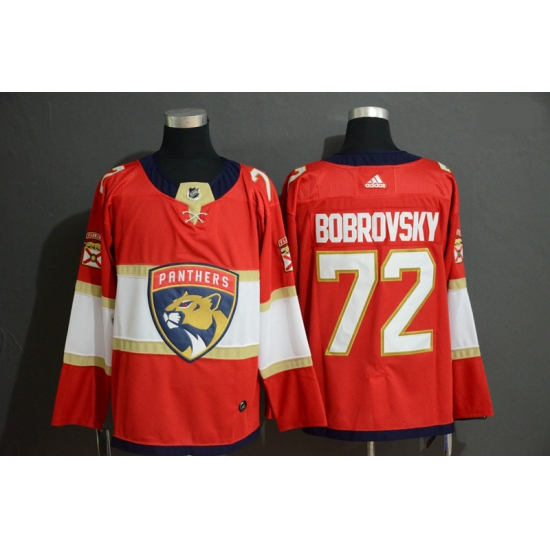 Panthers 72 Sergei Bobrovsky Red Adidas Jersey Panthers 72 Sergei Bobrovsky Red Adidas Jersey