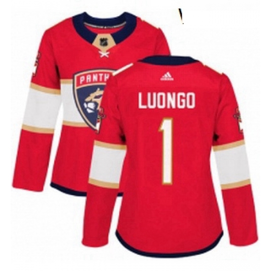 Womens Adidas Florida Panthers 1 Roberto Luongo Authentic Red Home NHL Jersey Womens Adidas Florida Panthers 1 Roberto Luongo Authentic Red Home NHL Jersey
