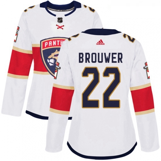 Womens Adidas Florida Panthers 22 Troy Brouwer Authentic White Away NHL Jersey Womens Adidas Florida Panthers 22 Troy Brouwer Authentic White Away NHL Jersey