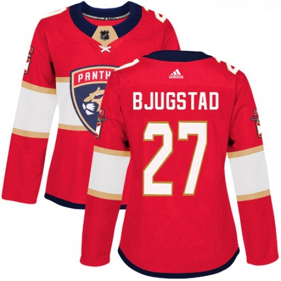 Womens Adidas Florida Panthers 27 Nick Bjugstad Premier Red Home NHL Jersey Womens Adidas Florida Panthers 27 Nick Bjugstad Premier Red Home NHL Jersey