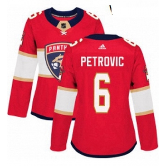 Womens Adidas Florida Panthers 6 Alex Petrovic Premier Red Home NHL Jersey Womens Adidas Florida Panthers 6 Alex Petrovic Premier Red Home NHL Jersey