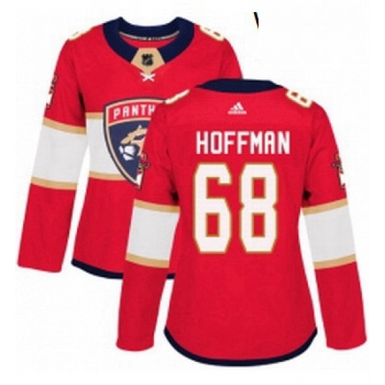 Womens Adidas Florida Panthers 68 Mike Hoffman Authentic Red Home NHL Jersey Womens Adidas Florida Panthers 68 Mike Hoffman Authentic Red Home NHL Jersey