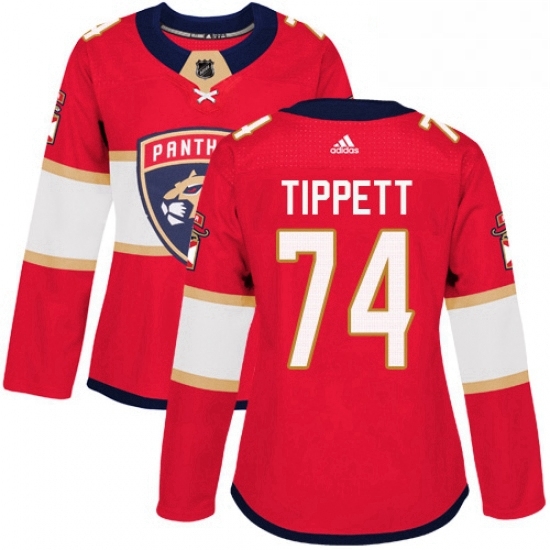 Womens Adidas Florida Panthers 74 Owen Tippett Premier Red Home NHL Jersey Womens Adidas Florida Panthers 74 Owen Tippett Premier Red Home NHL Jersey