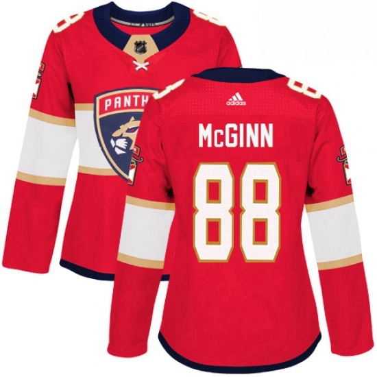 Womens Adidas Florida Panthers 88 Jamie McGinn Premier Red Home NHL Jersey Womens Adidas Florida Panthers 88 Jamie McGinn Premier Red Home NHL Jersey