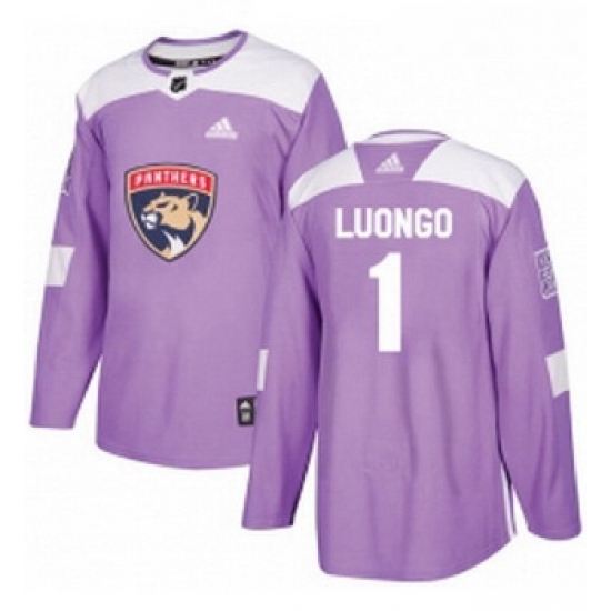 Youth Adidas Florida Panthers 1 Roberto Luongo Authentic Purple Fights Cancer Practice NHL Jersey Youth Adidas Florida Panthers 1 Roberto Luongo Authentic Purple Fights Cancer Practice NHL Jersey