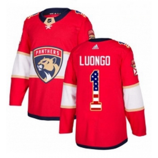 Youth Adidas Florida Panthers 1 Roberto Luongo Authentic Red USA Flag Fashion NHL Jersey Youth Adidas Florida Panthers 1 Roberto Luongo Authentic Red USA Flag Fashion NHL Jersey