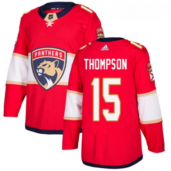 Youth Adidas Florida Panthers 15 Paul Thompson Premier Red Home NHL Jersey Youth Adidas Florida Panthers 15 Paul Thompson Premier Red Home NHL Jersey