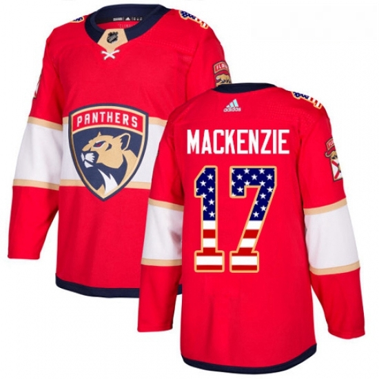 Youth Adidas Florida Panthers 17 Derek MacKenzie Authentic Red USA Flag Fashion NHL Jersey Youth Adidas Florida Panthers 17 Derek MacKenzie Authentic Red USA Flag Fashion NHL Jersey