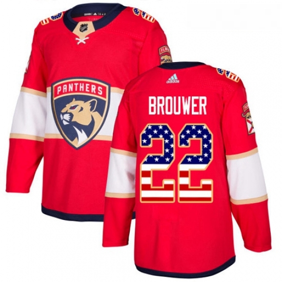 Youth Adidas Florida Panthers 22 Troy Brouwer Authentic Red USA Flag Fashion NHL Jersey Youth Adidas Florida Panthers 22 Troy Brouwer Authentic Red USA Flag Fashion NHL Jersey