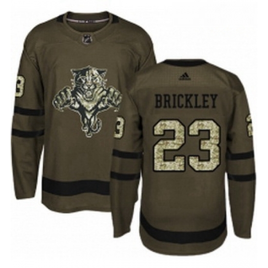 Youth Adidas Florida Panthers 23 Connor Brickley Premier Green Salute to Service NHL Jersey Youth Adidas Florida Panthers 23 Connor Brickley Premier Green Salute to Service NHL Jersey