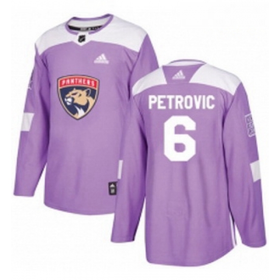Youth Adidas Florida Panthers 6 Alex Petrovic Authentic Purple Fights Cancer Practice NHL Jersey Youth Adidas Florida Panthers 6 Alex Petrovic Authentic Purple Fights Cancer Practice NHL Jersey