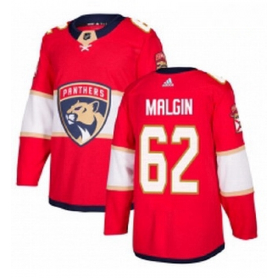 Youth Adidas Florida Panthers 62 Denis Malgin Authentic Red Home NHL Jersey Youth Adidas Florida Panthers 62 Denis Malgin Authentic Red Home NHL Jersey