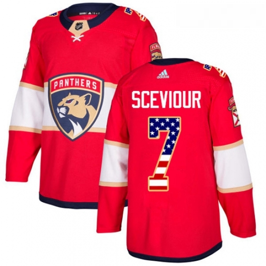 Youth Adidas Florida Panthers 7 Colton Sceviour Authentic Red USA Flag Fashion NHL Jersey Youth Adidas Florida Panthers 7 Colton Sceviour Authentic Red USA Flag Fashion NHL Jersey
