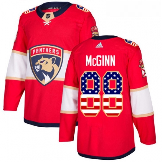 Youth Adidas Florida Panthers 88 Jamie McGinn Authentic Red USA Flag Fashion NHL Jersey Youth Adidas Florida Panthers 88 Jamie McGinn Authentic Red USA Flag Fashion NHL Jersey