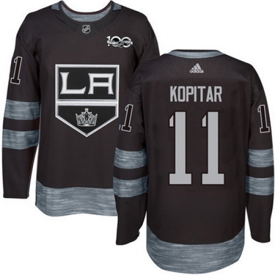 Kings #11 Anze Kopitar Black 1917 2017 100th Anniversary Stitched NHL Jersey Kings #11 Anze Kopitar Black 1917 2017 100th Anniversary Stitched NHL Jersey