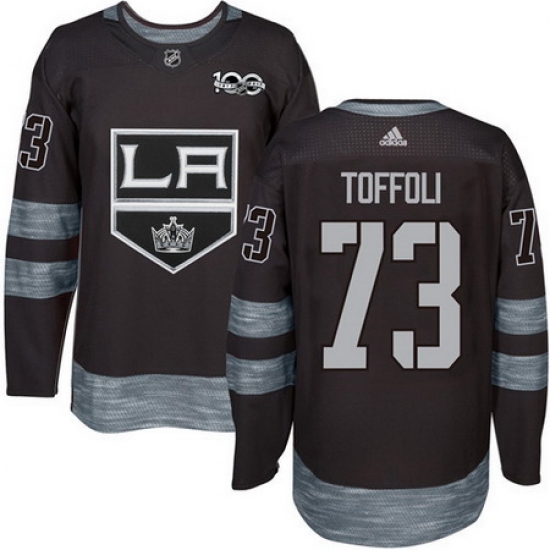 Kings #73 Tyler Toffoli Black 1917 2017 100th Anniversary Stitched NHL Jersey Kings #73 Tyler Toffoli Black 1917 2017 100th Anniversary Stitched NHL Jersey